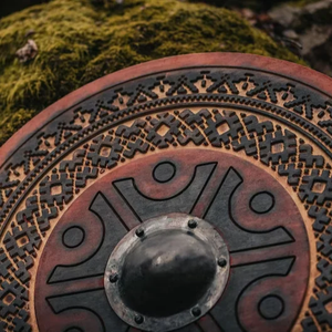 โล่ไวกิ้งโล่ตกแต่งบ้านโล่ทำด้วยมือโดยหัตถกรรม Calvin - Product Image 5