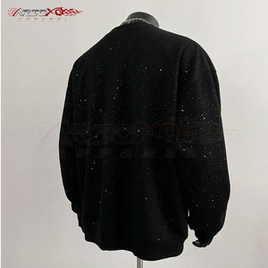 Sweat-shirt avec strass brillant pour hommes avec un design tendance et facile à porter Sweat-shirt avec strass pour hommes - Product Image 4