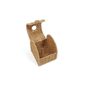 Boîte à mouchoirs en osier en forme de maison, nouveau design, boîte de rangement artisanale, écologique, décoration naturelle pour la maison et la maison, vente en gros du Vietnam - Product Image 2