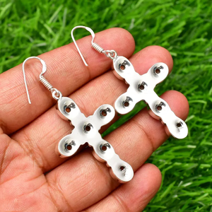 Pendientes de citrino de Plata de Ley 925 delicados a la moda, joyería colgante hecha a mano con piedras preciosas facetadas para mujer, venta al por mayor - Product Image 4