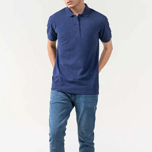 OEM diseñador al por mayor personalizado verano transpirable de punto de manga corta de los hombres para Polos 100% lona de algodón con patrón sólido - Product Image 3