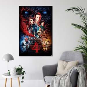 Modern Style Stranger Things 4 <b>Poster</b> Vecna Design Wall Usage Made of Paper - Product Image 3