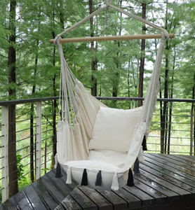 Bohemian Style Canvas <b>Hammock</b> Tree <b>Hammock</b> Outdoor <b>Hammock</b> - Product Image 3
