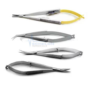Castroviejo Micro Noyes Juego de instrumentos de tijera dental Soporte de aguja de sutura oftálmica Instrumentos quirúrgicos de Bahía de salud manual - Product Image 1