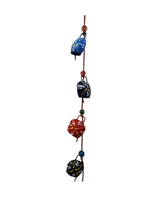Elegant Handmade Wrought Iron Hanging <b>Bells</b> Wind <b>Chimes</b> 10 Cluster Shape for Balcony Decor Multicolor Modern for Wedding Easter - Product Image 1