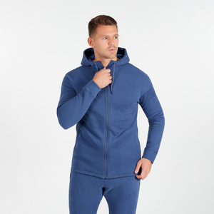Ensemble de survêtement en molleton de coton personnalisé avec logo pour hommes, survêtement d'hiver personnalisé pour hommes, survêtement d'entraînement personnalisé confortable - Product Image 1