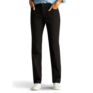 Pantalones Vaqueros de Mezclilla Lavada Casuales y Elegantes para Mujer, Color Sólido Personalizado, Corte Ajustado, Premium - Product Image 1