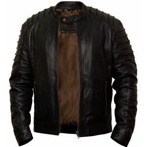 Chaqueta de Cuero para Hombre de Alta Calidad, Chaqueta de Cuero Personalizada para Exteriores con el Mejor Material, la Mejor Chaqueta de Cuero para Hombre - Product Image 1