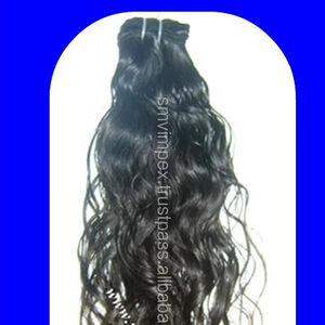 100% SANS PERTE Meilleure vente de tissage de cheveux naturels indiens vierges. Machine double trame cheveux bruts trame de cheveux humains indiens - Product Image 5