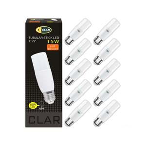 Bombilla LED Tubular E27 de 15W, Tubos LED de Bajo Consumo - Product Image 4