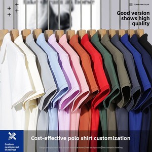 Venta al por mayor de polos de los hombres transpirable de manga corta Camisetas de verano de las mujeres Polo Camisetas de media manga de Golf Polo Camiseta para los hombres - Product Image 2