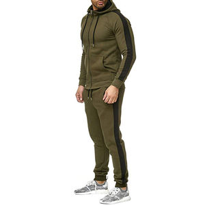 Custom Logo Men Tracksuits <b>Oversized</b> Fit Sweats Suit Men Training Wear Blank <b>Sweatpants</b> and Zip Up Hoodie Set for Men - Product Image 5