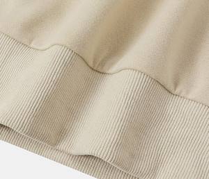 Venta al por mayor de cuello alto 100% algodón Sudadera con capucha OEM personalizado GSM liso en blanco hombres sudaderas con capucha de alta calidad sudadera - Product Image 4