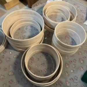 ชุดห่วงงานฝีมือไม้ทนทาน หลายขนาด สำหรับงานทำมือ - Product Image 1