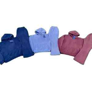 Haute qualité sur mesure femmes vêtement à capuche teint 100% coton solide avant Streetwear hiver survêtement à la mode Jogging porter - Product Image 6