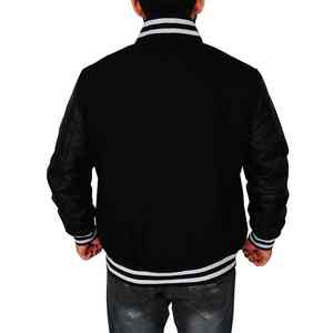 OEM personalizado invierno Vintage Escuela Universidad hombres Varisty chaquetas abrigo Letterman Crop Varsity Chaqueta Hombre - Product Image 4