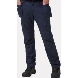 Pantalones de Trabajo para Hombre de Alta Calidad Hechos en Fábrica, Ligeros, de Lona Negra, con Bolsillos para Herramientas, Impermeables, Transpirables, con Cintura Elástica - Product Image 4