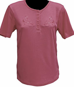 Camisetas OEM de alta calidad para mujer, manga corta de estilo formal respetuoso con el medio ambiente, proveedores de Bangladesh para instalaciones de producción a granel - Product Image 6