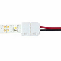 8mm Clip-Wire 2 Pin 15cm LED Strip Connector Accessoires Connecteurs sans soudure à câbler pour LED Strip Light Connecteurs électriques