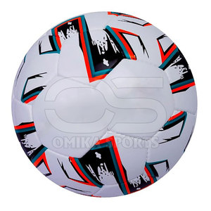 การแข่งขันอย่างเป็นทางการลูกฟุตบอลขนาดมาตรฐานสูงและน้ำหนักหนัง PU กันน้ำอายุการใช้งานยาวนาน - Product Image 2