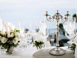 Elegant Design Aluminium 5 Arm <b>Candelabra</b> Great for Weddings Home Events and Tabletop Decoration - Product Image 5