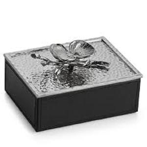 Wholesale Nickle Plated Leaf Design <b>Jewellery</b> Box Gifts Metal Decorative Round Shape Trinket <b>Storage</b> Box <b>Jewellery</b> Box - Product Image 6