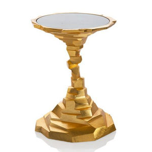 Tables basses et tables d'appoint de luxe en aluminium coulé de qualité supérieure, au design unique et élégant, plaquées or haut de gamme, à prix impressionnant - Product Image 1