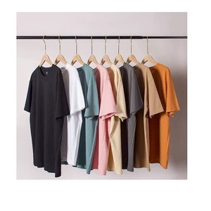 เสื้อยืดผ้าฝ้าย100% 230กรัมสำหรับผู้ชายโอเวอร์ไซส์ส่งออกจาก BD สำหรับฤดูร้อน - Product Image 1