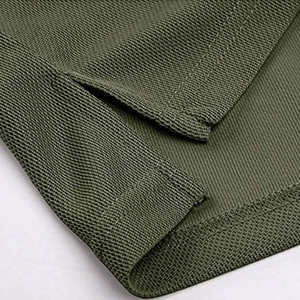 Polo classique pour homme, couleur unie, haute qualité, manches courtes, respirant, décontracté, polos de golf pour homme - Product Image 3