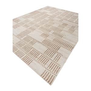 Ia-1944 Ivory Hand Knotted Afghan Wool Rugs Geometric Abstract Rectangle Living Room Carpet for Home <b>Hallway</b> Use-New Product - Product Image 2