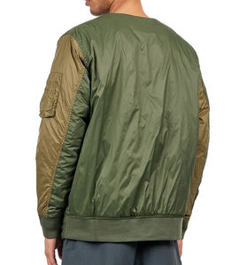 แจ็คเก็ตบอมเบอร์เคลือบผิวแบบกำหนดเองขายส่งปี 2026 พร้อมโลโก้ปักด้านหน้า กันลมและกันน้ำ แจ็คเก็ตฤดูหนาวสำหรับผู้ชาย - Product Image 5