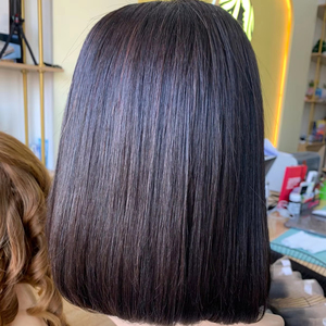 Cierre y Bob frontal Pelucas 100% Extensión de cabello humano vietnamita - Product Image 1