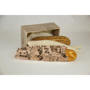 Eco Nature 9+5x32cm 35gsm Bolsa de Papel Antigrasa con Impresión Prensa 1000 Unidades B2B - Product Image 1