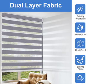 뜨거운 판매 수동 전동 얼룩말 블라인드 창 롤러 쉐이드 전동 롤러 블라인드 쉐이드 & 셔터 창 덮개 - Product Image 2