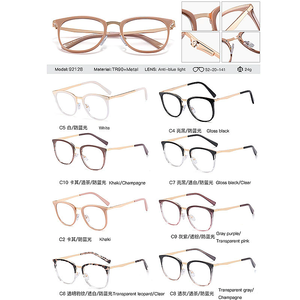 Gafas de Metal Vintage Unisex de Moda 2019, Monturas de Gafas, Gafas Ópticas Ovaladas para Mujer - Product Image 3