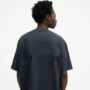 เสื้อยืดผ้าฝ้ายเฮฟวี่เวทของผู้ชายผ้าฝ้าย100% ระบายอากาศได้ดีนุ่มสบายโอเวอร์ไซส์ผู้ผลิตออกแบบได้ตามต้องการ - Product Image 4