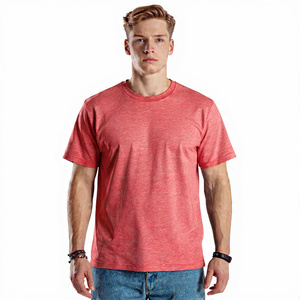 <b>Drop</b> Shoulder Printed Tee Shirt Men Baggy <b>Acid</b> Wash Print T Shirt Men's Summer Street Vintage Wash Printed TShirt Mens - Product Image 4