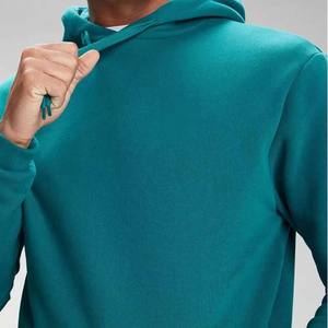 Hauts hommes décontracté à capuche Streetwear à manches longues couleur unie à capuche décontracté polaire coton blanc sweats à capuche bases hiver 450g - Product Image 5