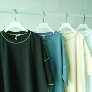 T-shirts imprimés personnalisés pour hommes, col rond, 100 % coton, coupe ample, respirants et écologiques - Product Image 6