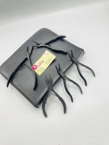 Different Styles Of Matte Black Hair Extension Pliers Stainless Steel Hair Salon Tools 3 Holes Micro <b>Bead</b> Opener & Closer Pliers - Product Image 3