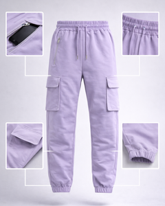 Pantalons cargo pour hommes de haute qualité, pantalons de survêtement baggy personnalisés, coupe droite, cordon de serrage avec poches latérales - Product Image 2