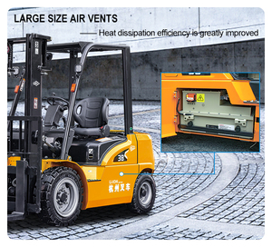 Hangcha รถยกไฟฟ้าขับเคลื่อน4x4 3.5ตันรถยกข้างไฮดรอลิกปรับแต่ง CE อนุมัติ CPD35 - Product Image 2