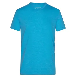 T-shirt personnalisé pour homme en tissu chiné pour la promotion de produits - Product Image 3