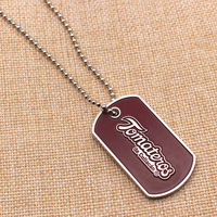 Colliers personnalisés en alliage de zinc, style moderne et traditionnel, Feng Shui, plaqué argent antique, avec logo en relief, pour chiens ou comme plaques d'identification.