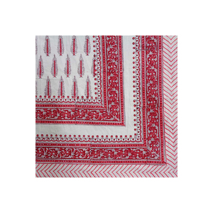 Fabricant indien nappe ronde Banquet main bloc imprimé artisanat intemporel pur coton nappes vente - Product Image 3