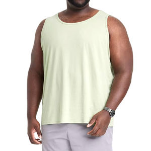 Camiseta sin mangas personalizada a precio barato para hombre, ropa deportiva de Color sólido, camisetas sin mangas personalizadas para gimnasio para hombre hechas en Pakistán - Product Image 1