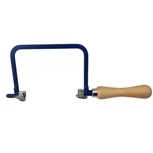 ORIGINAL PRODUCT Piercing Saw Frame blue power coated with chrome plated parts & steam beech handle High Quality Product