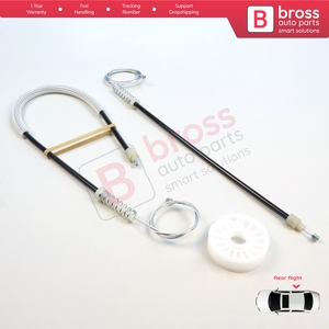 ชุดซ่อมมอเตอร์กระจกไฟฟ้าหลังขวา BWR5637 สำหรับรถยนต์ฟอร์ด โฟกัส MK2 II คาบริโอเล็ต ปี 2006-2010 รุ่น 1517666 - Product Image 6