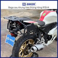 Support de fixation latéral MBiker R15 V4 pour porte-bagages arrière de moto, pour un rangement pratique et des sacoches efficaces