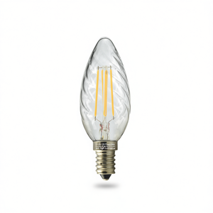 Bombilla LED de Filamento E14 de 4W que Imita una Vela Real con Alta Luminosidad - Product Image 2